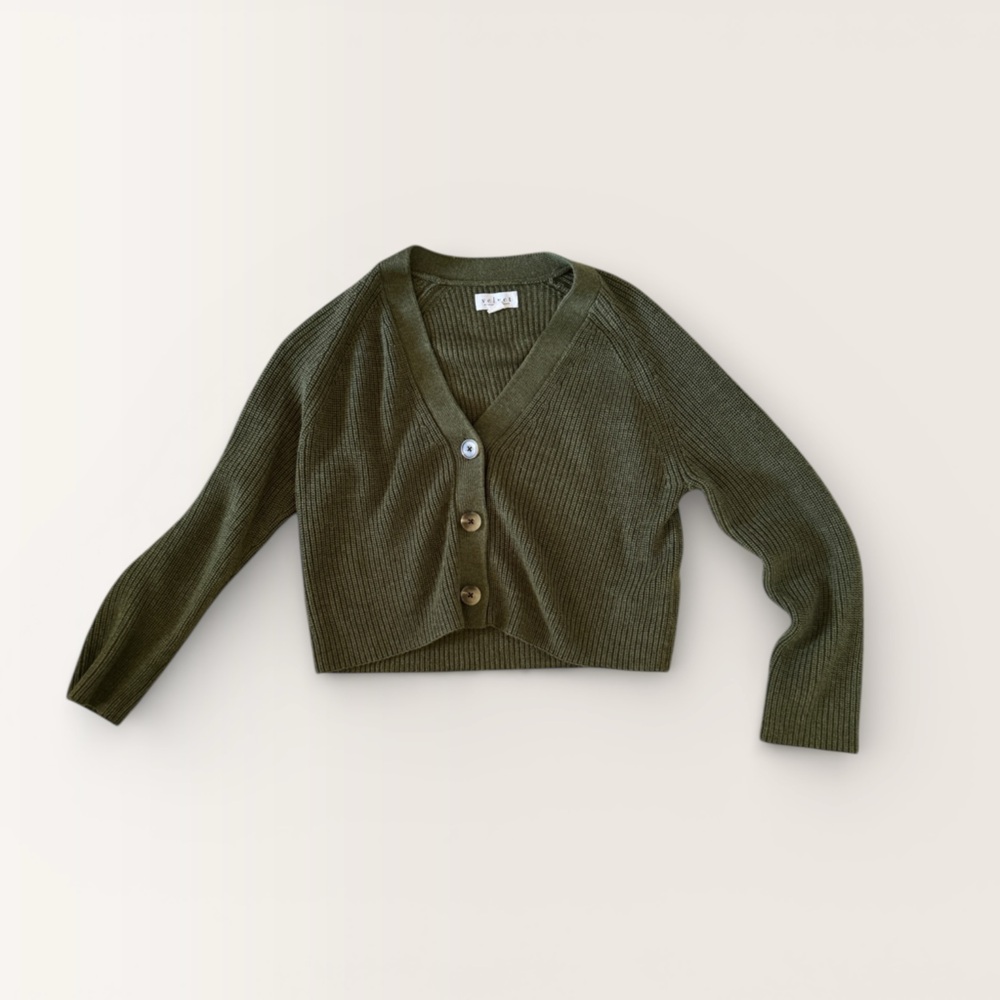 Velvet Women's Olive Cardigan